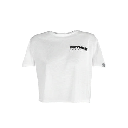 Method Race Wheels Endless Summer Ladies Crop Top Tシャツ White (女性用）