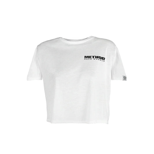 Method Race Wheels Endless Summer Ladies Crop Top Tシャツ White (女性用）