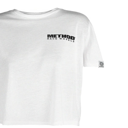 Method Race Wheels Endless Summer Ladies Crop Top Tシャツ White (女性用）