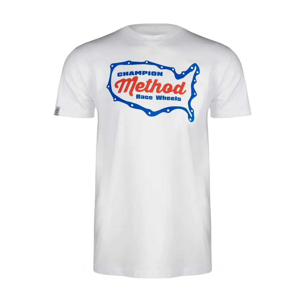 Method Race Wheels Gasket Tシャツ White