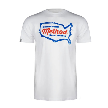 Method Race Wheels Gasket Tシャツ White