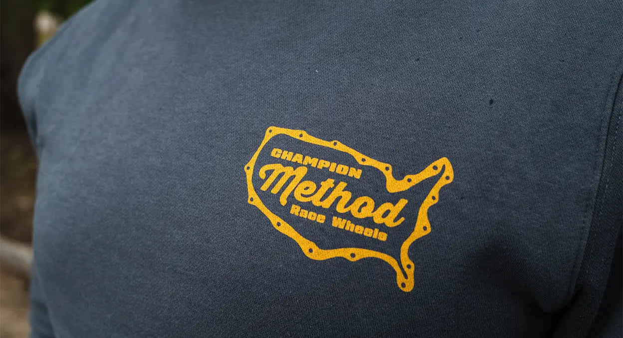 Method メソッド Gasket Crewneck Sweatshirt Deep Steel Blue