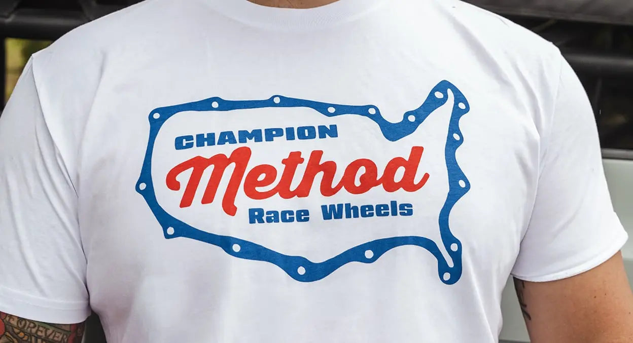 Method Race Wheels Gasket Tシャツ White