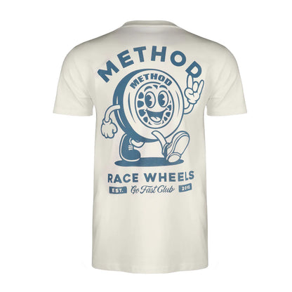 Method Race Wheels Go Fast Club Tシャツ Ecru