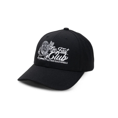 Method メソッド Go Fast Club Curvebill Trucker Hat Snapback Black
