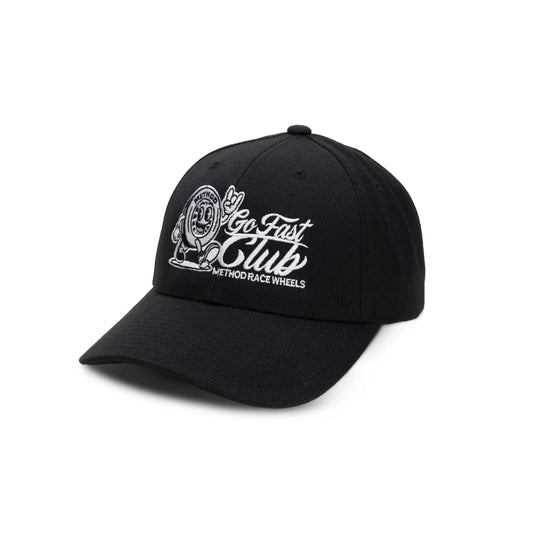 Method メソッド Go Fast Club Curvebill Trucker Hat Snapback Black