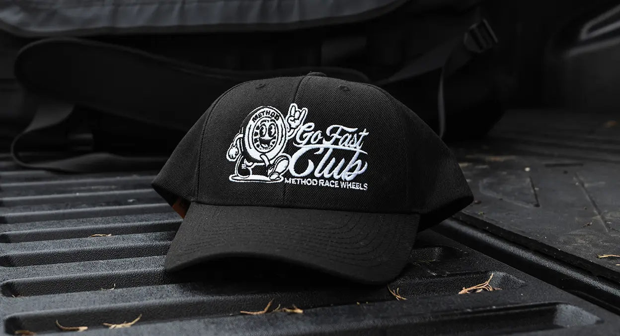 Method メソッド Go Fast Club Curvebill Trucker Hat Snapback Black