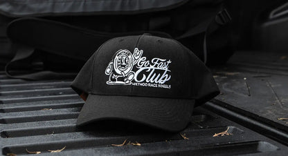 Method メソッド Go Fast Club Curvebill Trucker Hat Snapback Black