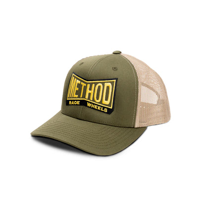 Method メソッド LBC Born Curvebill Trucker Hat Snapback Moss/Khaki