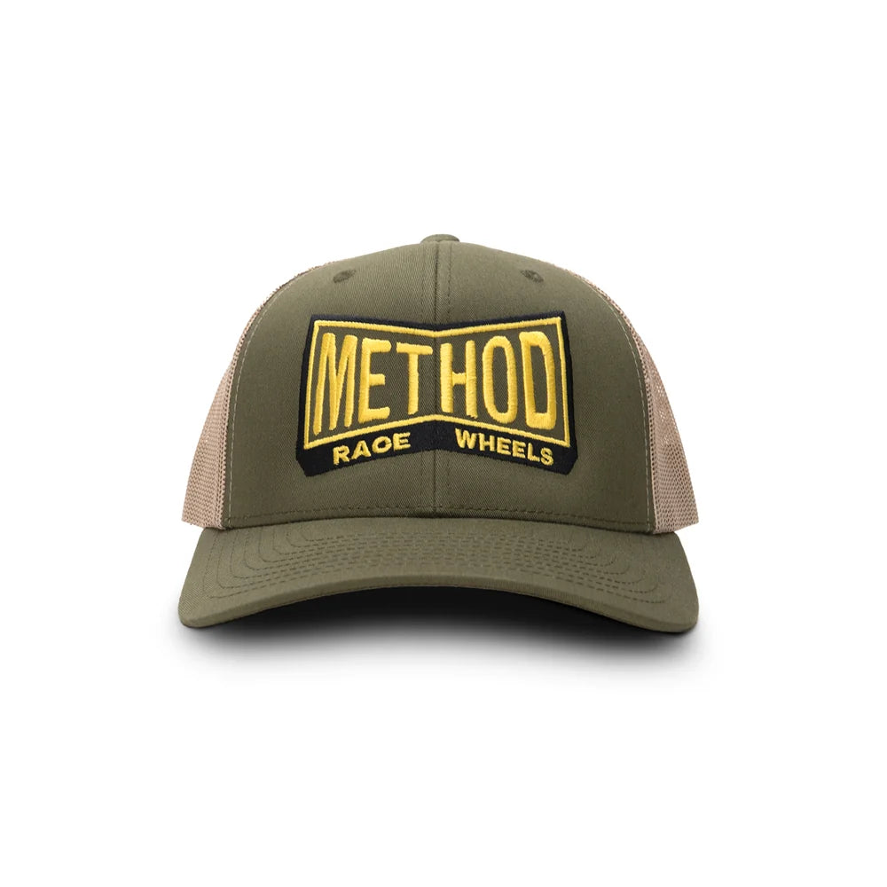 Method メソッド LBC Born Curvebill Trucker Hat Snapback Moss/Khaki