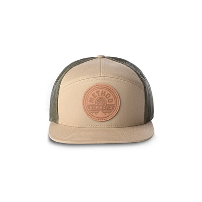 Method Race Wheels Expedition Flatbill Trucker Snapback Khaki