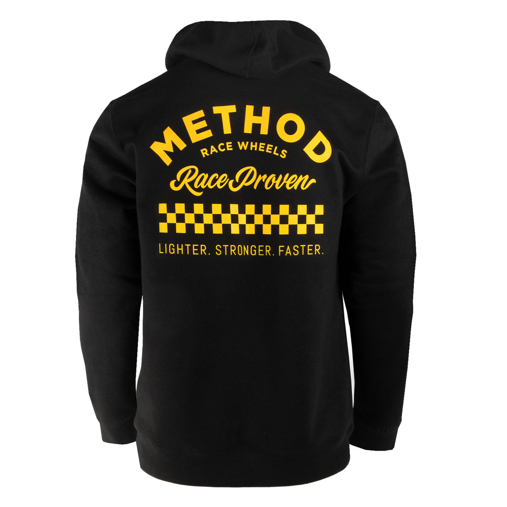 Method メソッド Race Shop Zip-Up Hoodie Black