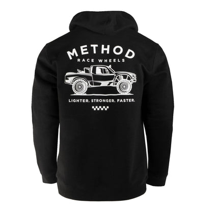 Method メソッド Race Truck Hoodie Pullover Black