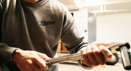 Method メソッド Pub Crewneck Sweatshirt Deep Heather