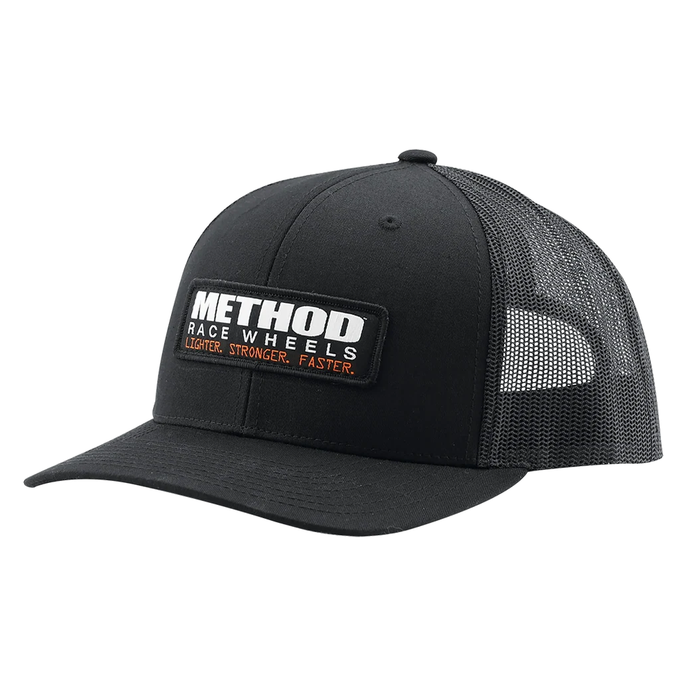 Method Race Wheels CB Trucker Hat Black Snapback