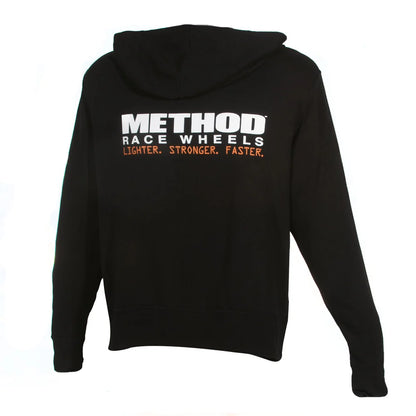 Method メソッド Brand Hoodie Zip-Up Black