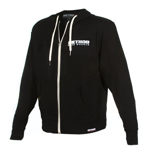 Method メソッド Brand Hoodie Zip-Up Black
