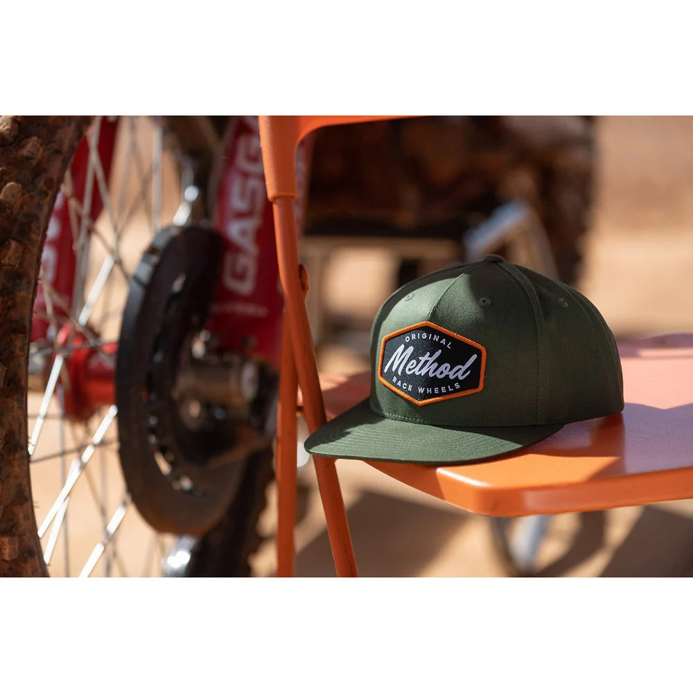 Method Race Wheels OG Patch Hat Snapback Army Olive