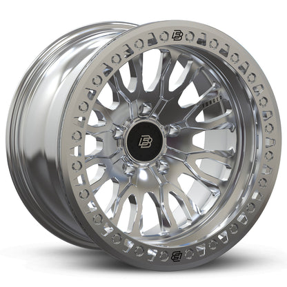Baja Built バハビルト Renegade Forged Beadlock | Machined Raw (raw ring & aluminum bolts) フォージド鍛造ホイール