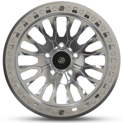 Baja Built バハビルト Renegade Forged Beadlock | Machined Raw (raw ring & aluminum bolts) フォージド鍛造ホイール