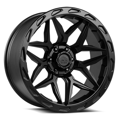 Lock Off Road Wheels ロックオフロード ホイール MATRIX | Matte Black w/ Matte Black Ring