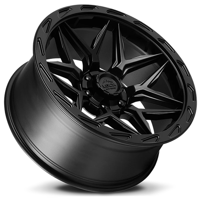 Lock Off Road Wheels ロックオフロード ホイール MATRIX | Matte Black w/ Matte Black Ring