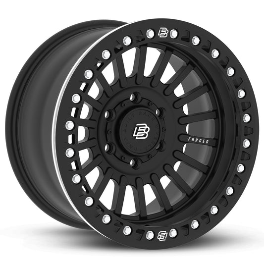 Baja Built バハビルト Maverick Forged Beadlock | Matt Black (black ring & aluminum bolts) フォージドホイール