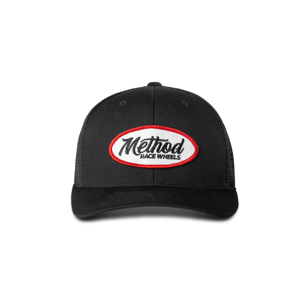 Method Race Wheels Mechanic Curve Bill Trucker Hat Snapback Black