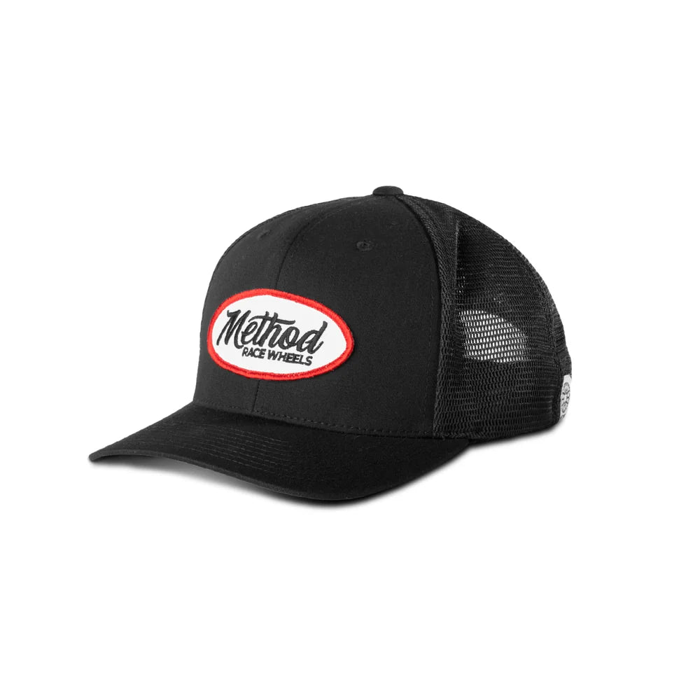 Method Race Wheels Mechanic Curve Bill Trucker Hat Snapback Black