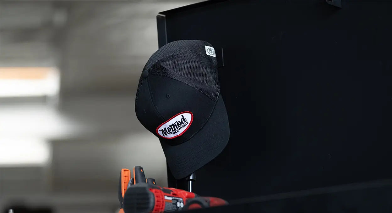 Method Race Wheels Mechanic Curve Bill Trucker Hat Snapback Black