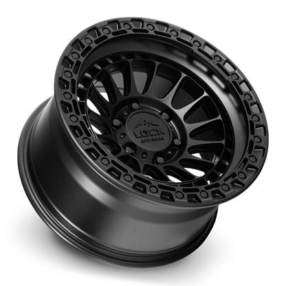 Lock Off Road Wheels ロックオフロード ホイール MOJAVE | Matte Black w/ Matte Black Ring