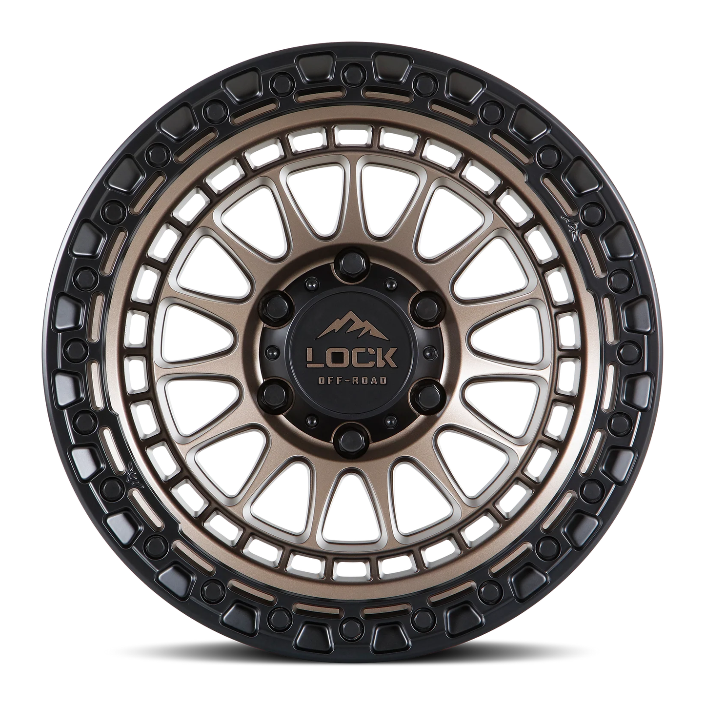 Lock Off Road Wheels ロックオフロード ホイール MOJAVE | Matte Bronze w/ Matte Black Ring