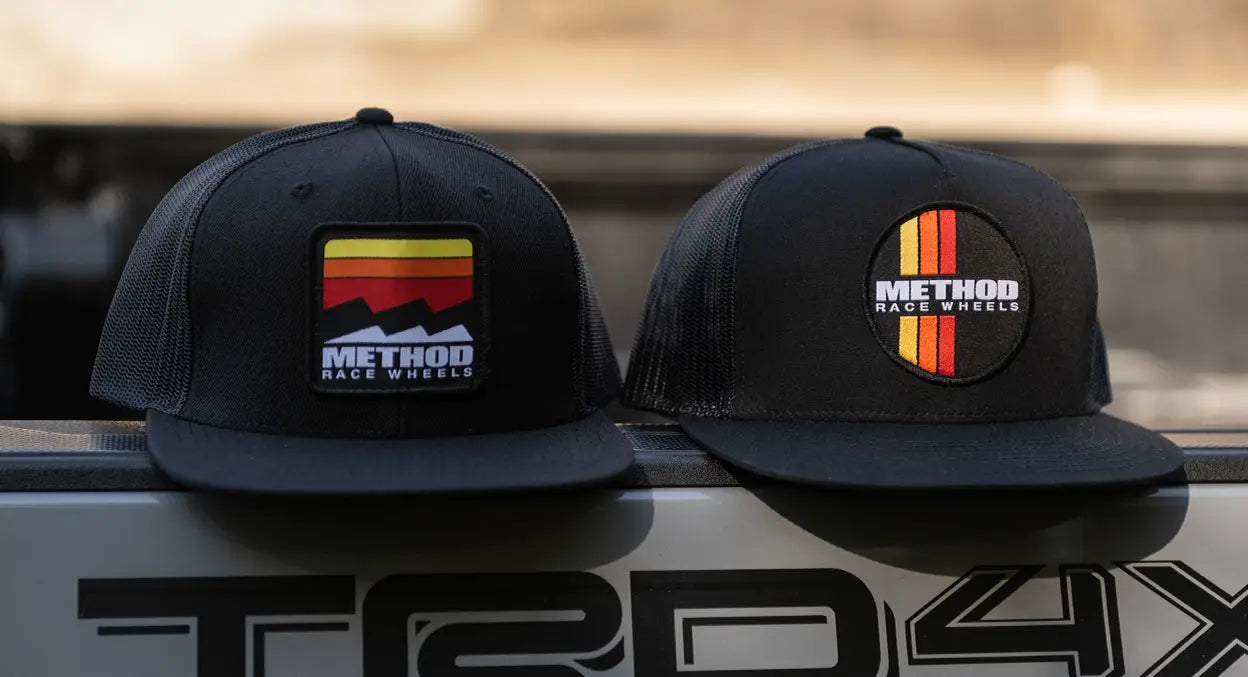 Method Race Wheels Mountain Flatbill Trucker Snapback Black