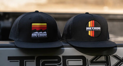 Method Race Wheels Mountain Flatbill Trucker Snapback Black