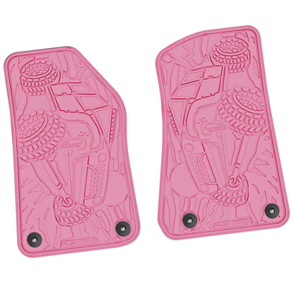 Flex Tread JL/JT用 フロアマット (フロントのみ) | ロッククローラー デザイン