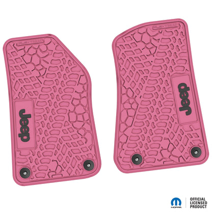 Flex Tread JL/JT用 フロアマット (フロントのみ) | Jeep ロゴ入り