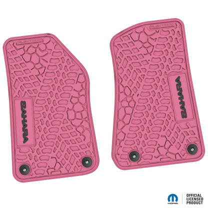 Flex Tread JL用 フロアマット (フロントのみ) | SAHARA ロゴ入り
