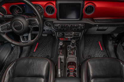 Flex Tread JL/JT用 フロアマット (フロントのみ) | RUBICON ロゴ入り