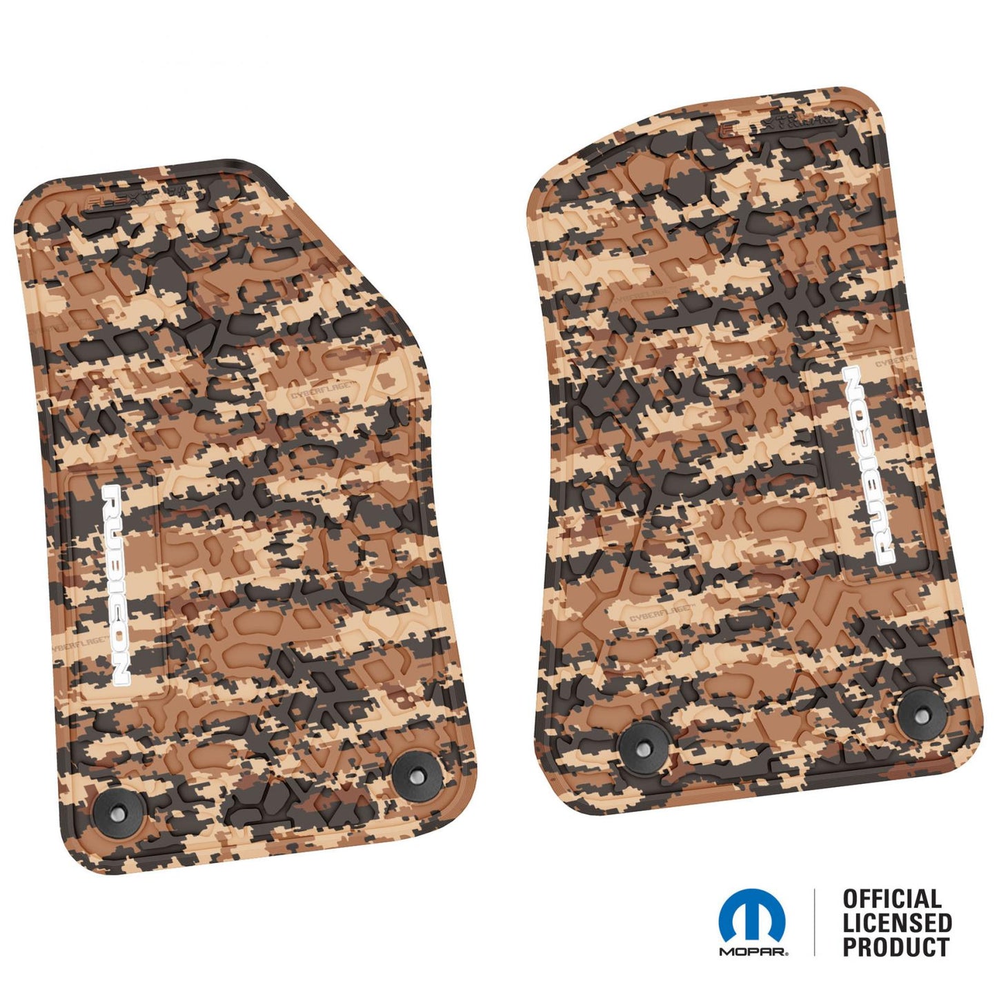 Flex Tread JL/JT用 フロアマット (フロントのみ) | RUBICON ロゴ入り