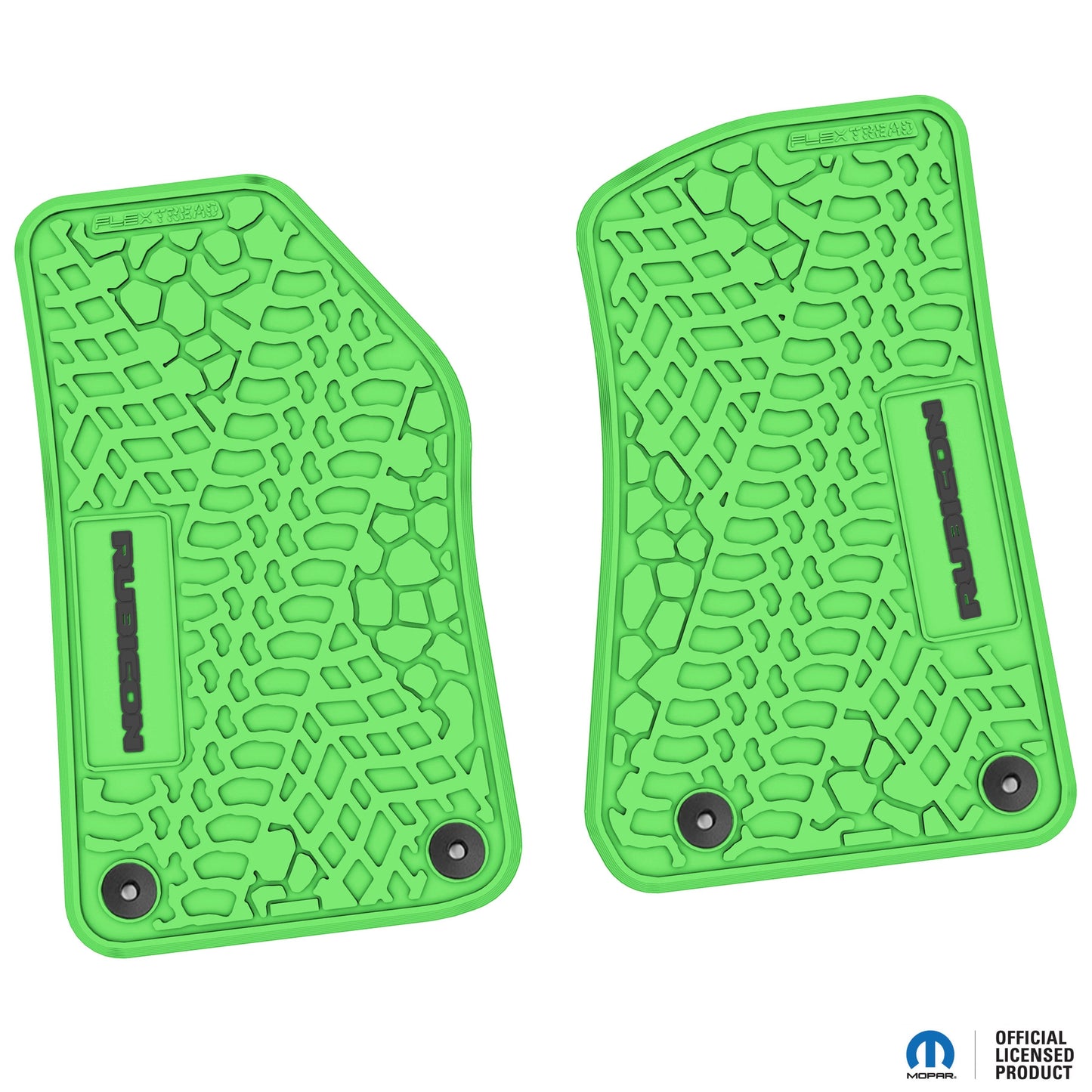 Flex Tread JL/JT用 フロアマット (フロントのみ) | RUBICON ロゴ入り