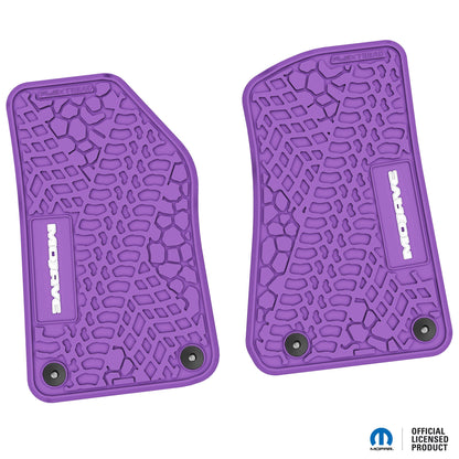 Flex Tread JL/JT用 フロアマット (フロントのみ) | MOJAVE ロゴ入り