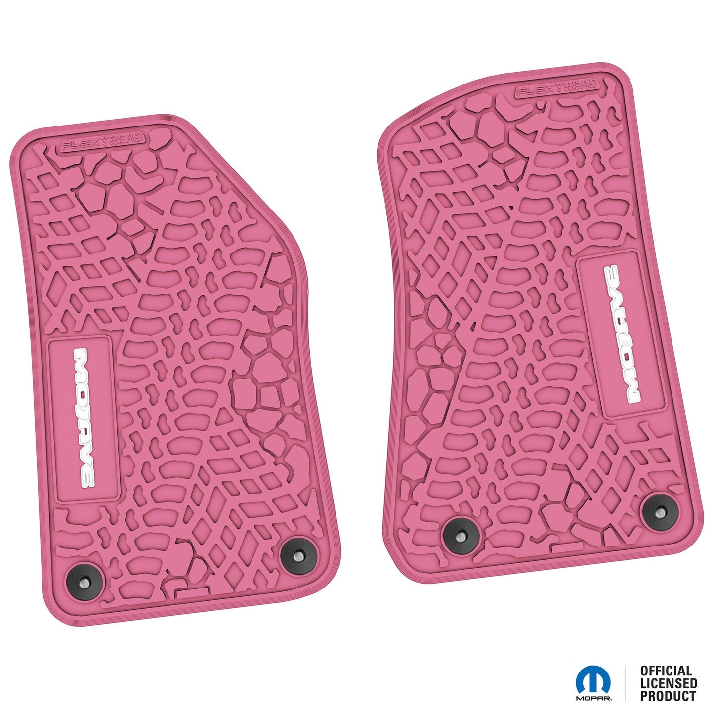 Flex Tread JL/JT用 フロアマット (フロントのみ) | MOJAVE ロゴ入り