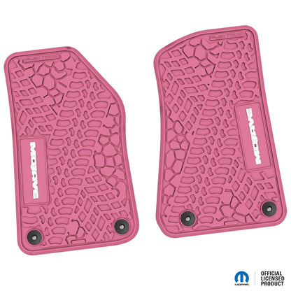 Flex Tread JL/JT用 フロアマット (フロントのみ) | MOJAVE ロゴ入り