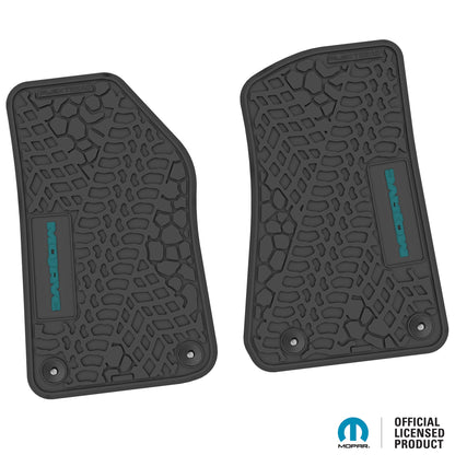 Flex Tread JL/JT用 フロアマット (フロントのみ) | MOJAVE ロゴ入り