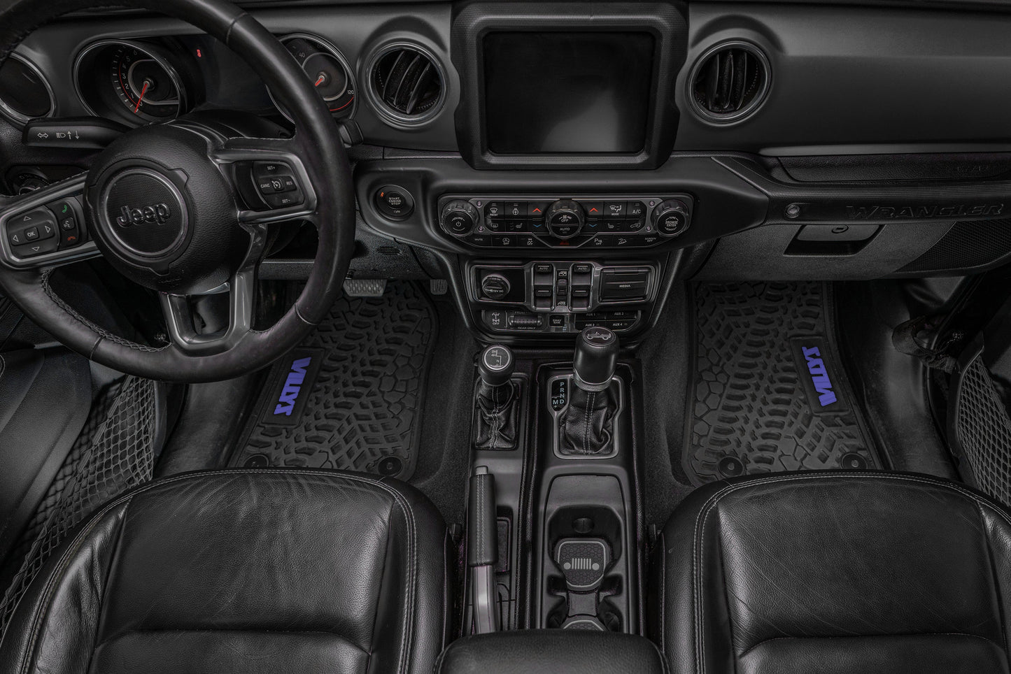 Flex Tread JL/JT用 フロアマット (フロントのみ) | WILLYS ロゴ入り