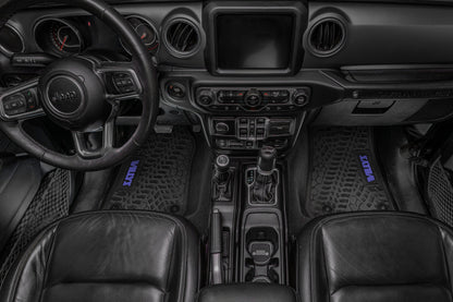 Flex Tread JL/JT用 フロアマット (フロントのみ) | WILLYS ロゴ入り