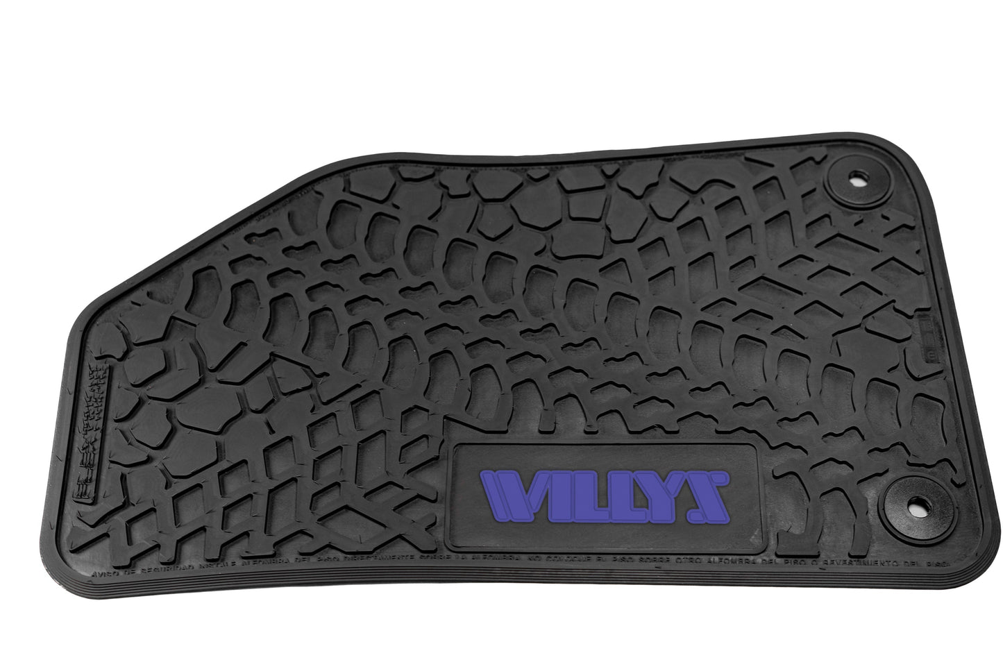 Flex Tread JL/JT用 フロアマット (フロントのみ) | WILLYS ロゴ入り