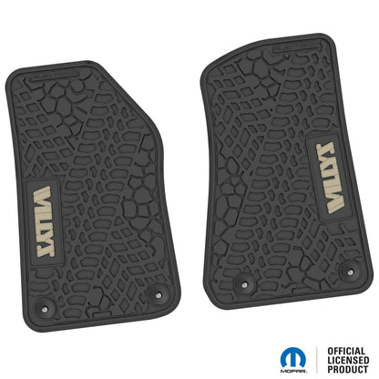 Flex Tread JL/JT用 フロアマット (フロントのみ) | WILLYS ロゴ入り