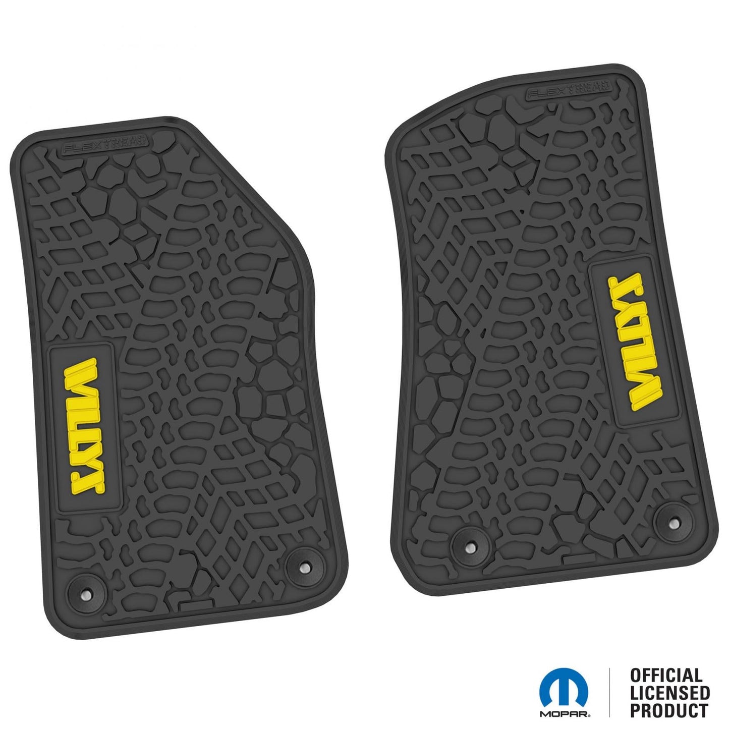 Flex Tread JL/JT用 フロアマット (フロントのみ) | WILLYS ロゴ入り