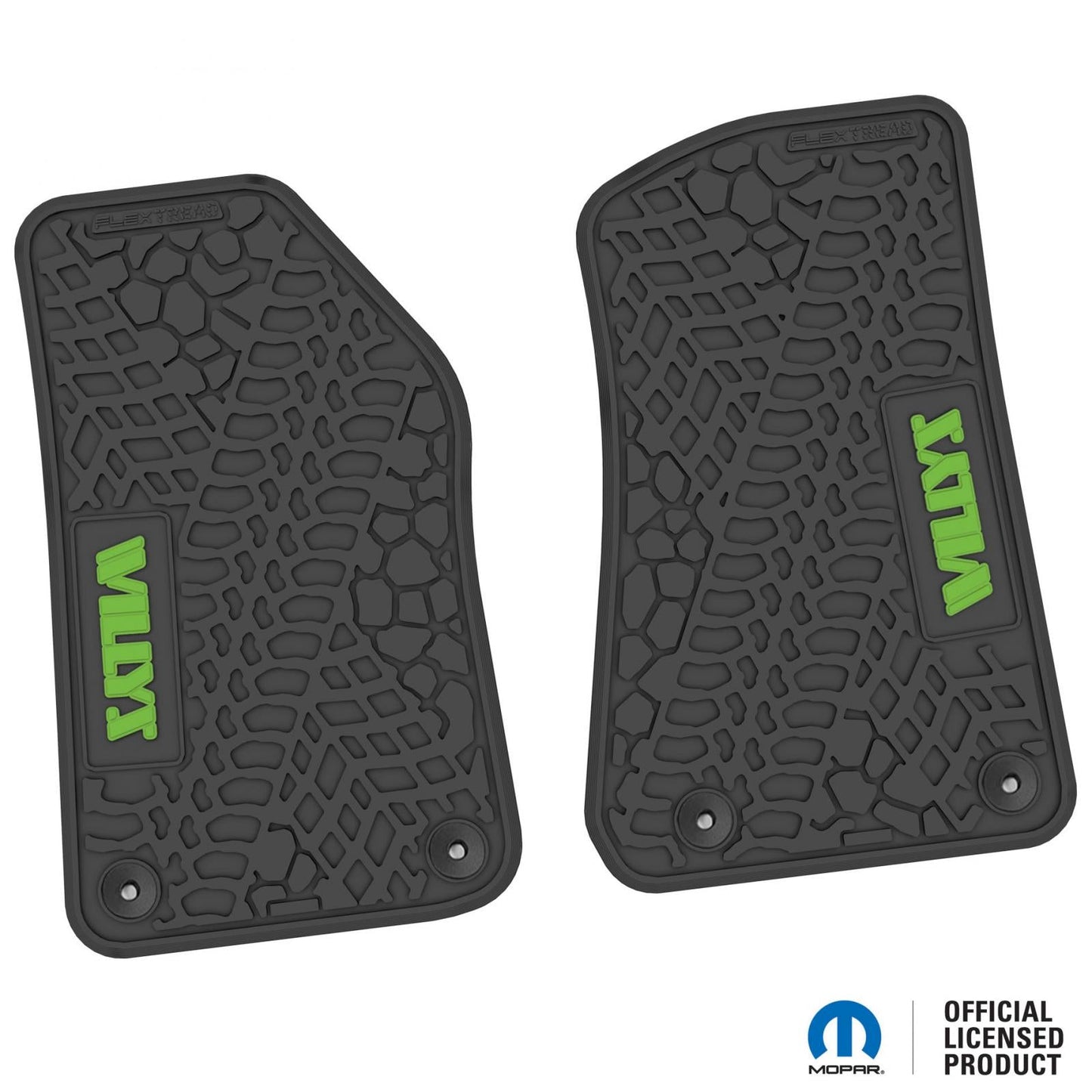 Flex Tread JL/JT用 フロアマット (フロントのみ) | WILLYS ロゴ入り